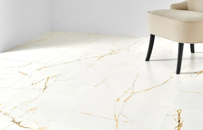 Płytka podłogowa, ścienna Artens biała marmurowa Klaro White 59.7x119.7