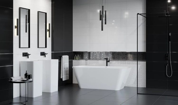 Płytka ścienna Ceramika Color CCR44-1 White Odeon 30x60