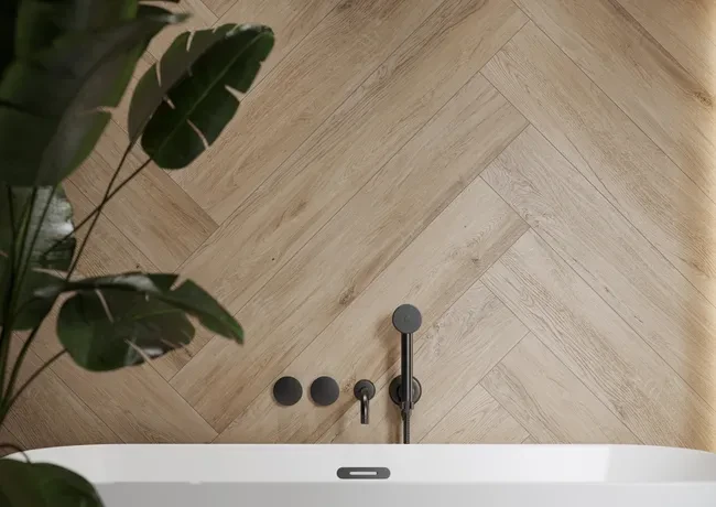 Gres szkliwiony płytka podłogowa, ścienna Tamarac Orange 19.3x120 Artens 120x20