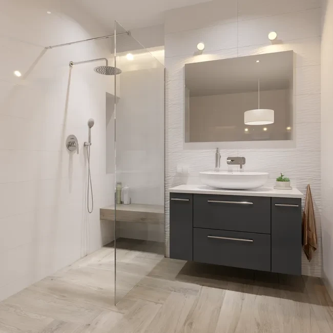 Gres szkliwiony płytka podłogowa, ścienna Tamarac Mist 19.3x120 Artens 120x20