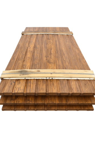 Blacha panelowa T6 ocynk drewnopodobna – panel dachowy na wymiar | blacha panelowa na dach cena