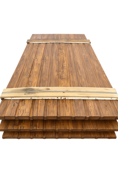 Blacha panelowa T6 ocynk drewnopodobna – panel dachowy na wymiar | blacha panelowa na dach cena